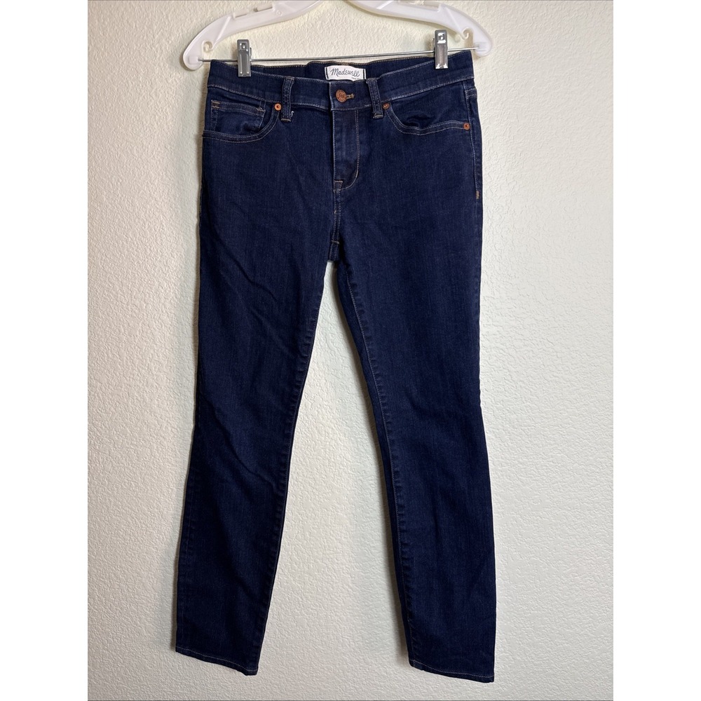 Madewell Skinny Skinny Jeans 28 Women Dark Wash Denim Blue Pants E2570 Fall 2015